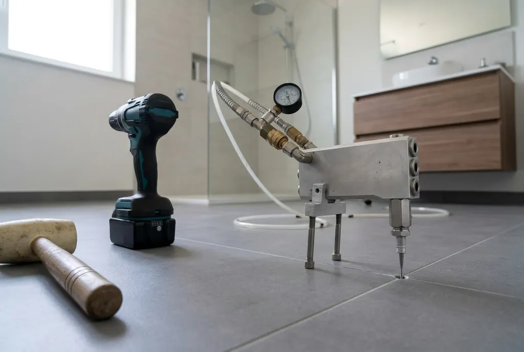 Kitbedrijf Bussum – holle tegels injecteren
